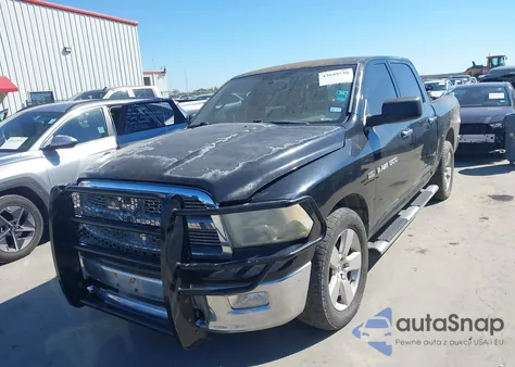 2012 Ram 1500 Slt из США, поврежденный, VIN 1C6RD6LT8CS181868